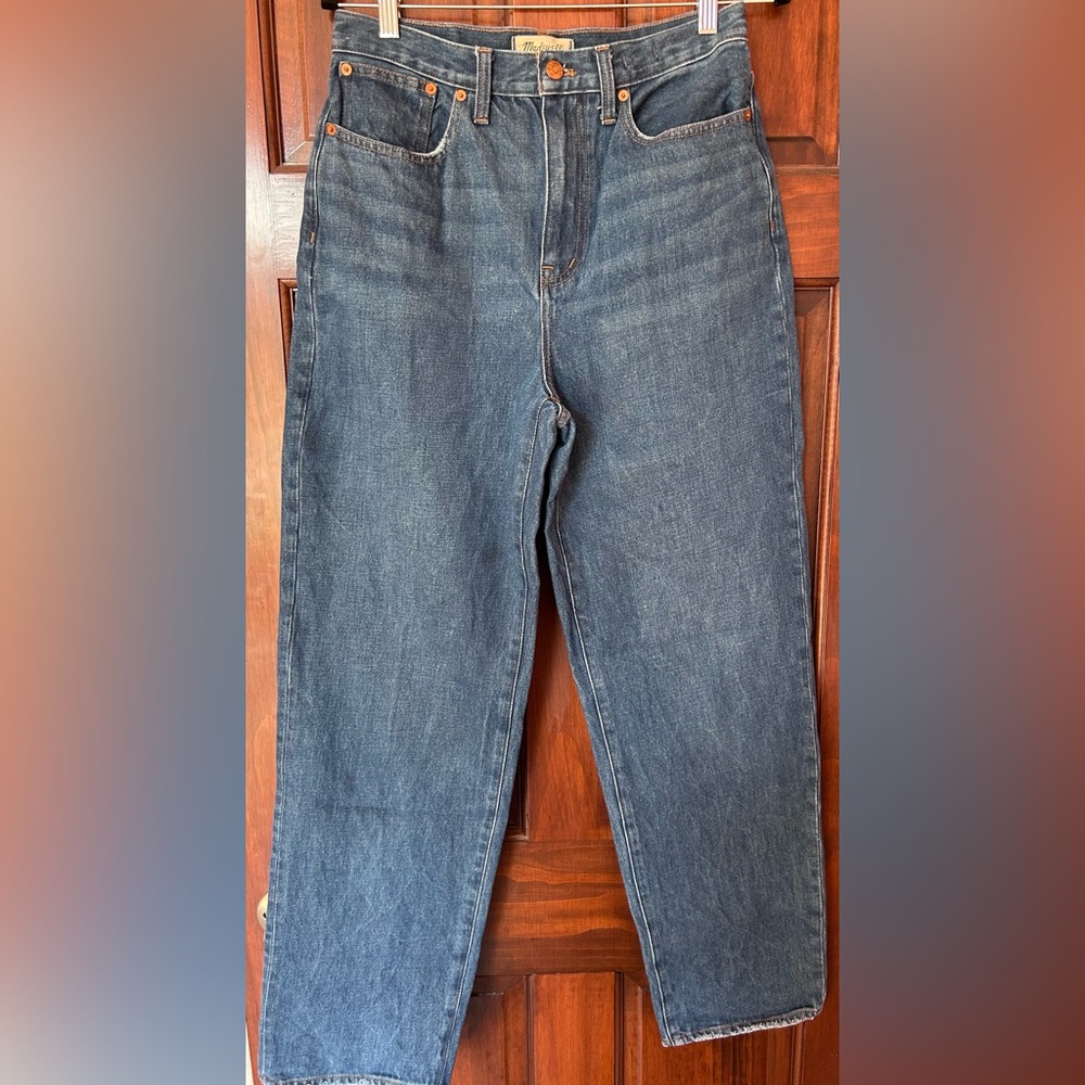 Madewell baggy straight jeans worn once